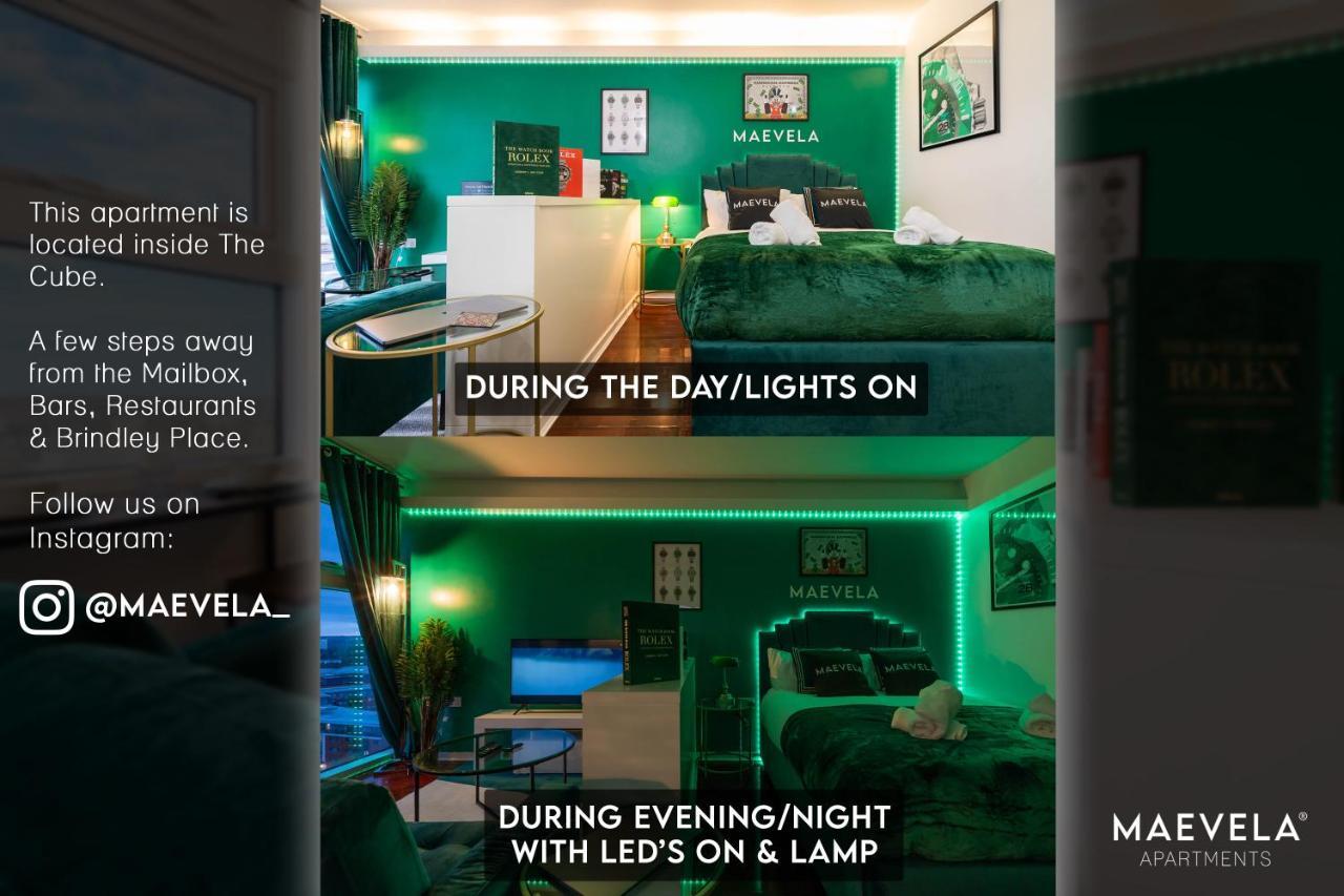 Maevela Apartments - Top Floor Rolex Themed Studio Apt Inside The Cube, Mailbox - Free Netflix & Wifi Birmingham Esterno foto